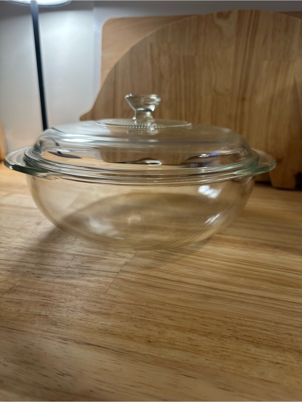 PYREX Glass Covered 2 quart Casserole Dish - Home Kitchen - vintage